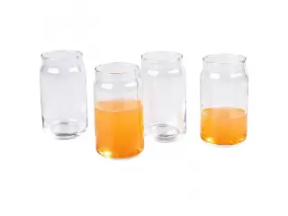 Dale un toque de elegancia a tus reuniones con este pack de 4 vasos de vidrio, perfectos para disfrutar de tus bebidas favoritas. Su dise&ntilde;o moderno y su capacidad de 490 ml los hacen ideales para cualquier ocasi&oacute;n, desde un asado familiar hasta una noche 