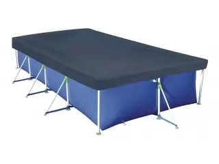 Largo: 4.29 m. Ancho: 2.36 m. Cubierta de piscina azul , ideal para combinar con el ambiente exterior. Hecho de polietileno, material resistente y duradero. Largo: 4.29 m. Ancho: 2.36 m. Cubierta de piscina azul , ideal para combinar con el ambiente exterior. Hecho de polietileno, material resistente y duradero.