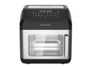Horno freidora sin aceite de 12 L, AIWA, con 16 programas, cocción 360°, control táctil, temporizador, ajuste de temperatura y accesorios para asar, hornear o freír. Práctico, potente y saludable para toda la familia. | Garantía: 12 meses Horno freidora sin aceite de 12 L, AIWA, con 16 programas, cocción 360°, control táctil, temporizador, ajuste de temperatura y accesorios para asar, hornear o freír. Práctico, potente y saludable para toda la familia. | Garantía: 12 meses