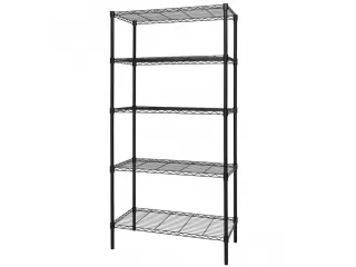 Organiza tu hogar con estilo y practicidad con la Estantería de acero con 5 niveles negra. Esta estantería te ofrece un amplio espacio para guardar tus objetos, desde libros y documentos hasta herramientas y productos de limpieza. Su diseño moderno y eleg Organiza tu hogar con estilo y practicidad con la Estantería de acero con 5 niveles negra. Esta estantería te ofrece un amplio espacio para guardar tus objetos, desde libros y documentos hasta herramientas y productos de limpieza. Su diseño moderno y eleg