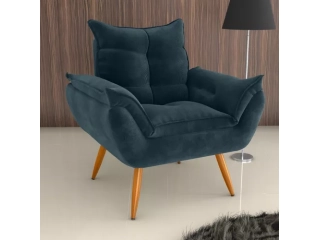 Butaca c/ posabrazos . Super confortable .material LINO.  Colores azul, gris, Bordo y beige.