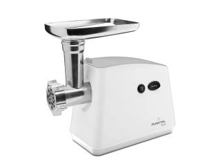 Descripción: 1400 W Función ON / OFF / Reversa Almacenamiento de accesorios 3 discos de picado Accesorios para salchichas y kibbe Bandeja de aluminio Metal linker y metal gears Pies anti-deslizantes. 1 AÑO DE GARANTIA.