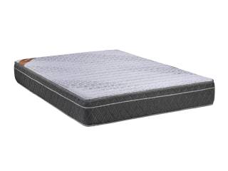 Descripcion:  Medidas : 1.40 cm ancho. 1.90 cm largo. 0.28 cm altura. Material: Espuma alta densidad. RSISTENCIA: 130kg por persona. CON EXTRA PILLOW Doble euro top. 100% CAPITONEADO TELA  TEJIDO DE PUNTO ALGODON. GARANTIA: 2 AÑOS.