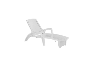 REPOSERA SOLE, POLIPROPILENO VIRGEN BLANCO CON ADITIVO ANTI-UV. Medidas :  DIMENSIONES EXTERNAS: Largo 1.920 x Ancho 730 x Alto 310 mm