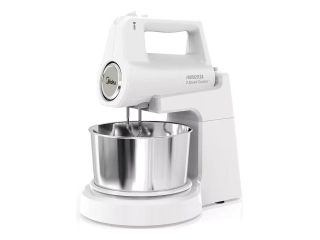 Descripcion: Cuenta con 5 velocidades. Con 1 bowl de 2 L. El bowl es de acero. Los batidores est&aacute;n fabricados en metal. Incluye funci&oacute;n rotatoria y turbo. Su potencia es de 400 W. Incluye accesorios. 2 A&ntilde;os de garantia.