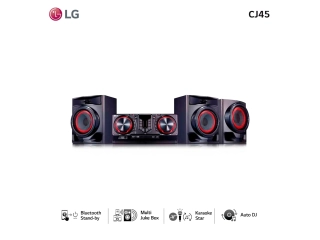 Descripcion: Potencia 720 W Duplica tu potencia con Party link Inalámbrico 3 Dispositivos vía Bluetooth al mismo tiempo Funciones DJ Karaoke Star, reductor de voces en canciones. TV Sound Sync (Sincroniza el sonido de tu TV LG sin cables) 