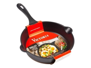 Descripción Sarten 20 cm Hierro Fundido marca Victoria Características - Material: Hierro Fundido - Tamaño: 20 cm - Estufas: Gas, eléctrica, inducción, horno, fogata, parrilla, etc. - Marca: Victoria