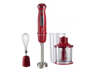 Descripcion: Frecuencia: 50 Hz x 60 Hz Voltaje: 220V Potencia de 600 watts. Cuenta con 2 velocidades. Sus cuchillas son de acero inoxidable. Incluye accesorios. Apto para lavar en lavavajillas. Varilla de acero inoxidable. Ideal para todo tipo de preparac