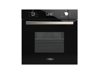 Especificaciones Capacidad: 76 Lts.  Panel de vidrio negro  6 funciones   ventilador turbo   grill  Resistencia superior e inferior  Temporizador digital táctil  Termostato regulable  Paredes internas del horno esmaltadas   Ventilador de enfriamiento de p