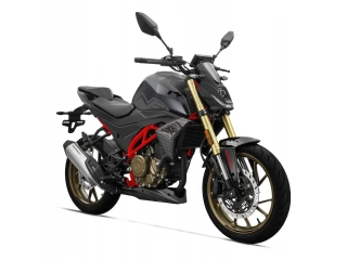 DESCRIPCION: Tipo de moto Naked Marca MORBIDELLI Modelo N300 Año 2025 Cilindrada 298 cc Motor 4 tiempos Kilómetros 0 km Potencia 30 hp Información general Color Negro Tipo de combustible Nafta Transmisión Manual Seguridad Frenos Delantero Alarma No Entret