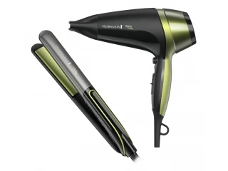 Descripcion: Alisadora para el cabello Remington Shine Therapy. - 230°C/450°F Temperatura máxima de salón - 5 ajustes de temperatura digital: 150°C, 170°C, 190°C, 210°C, 230°C (110V) - 9 ajustes de temperatura digital: 150°C, 160°C, 170°C, 180°C, 190°C, 2