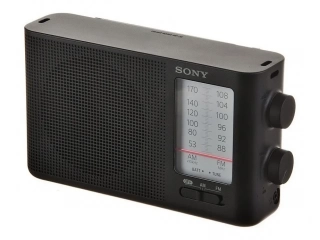 Descripcion: Radio Sony ICF-19 AM/FM *Sonido Potente con Bocina de 500 mW *Utiliza 3 Pilas Grandes Tamaño "D" (NO Incluidas) *400 Horas de Batería de Larga Duración *Indicador LED de estado de Batería (Color Verde) *Indicador LED de sintonización (Color R