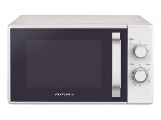 Descripcion: Descripción: Microondas FUTURA FUT-MW20MW - Capacidad: 20 Litros - Potencia: 700W - Mandos mecánicos - 5 niveles de potencias - Temporizador - Función descongelar - Luz interior - Plato giratorio - Medidas exteriores: Ancho 44 x Alto 28.5 x P