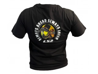 Descripcion: REMERA CAMISETA 100 % ALGODON LS2.0 COLOR NEGRO. 