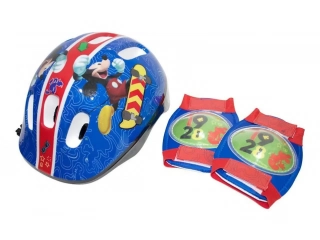 Descripcion: Casco de niño disney varios motivos  CON RODILLERAS.