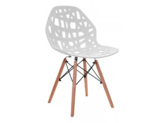 Descripcion: Estructura de madera de haya y patas de madera. Con tapizado de polipropileno. Peso máximo soportado: 120kg. Medidas: 80cm de alto x 47cm de