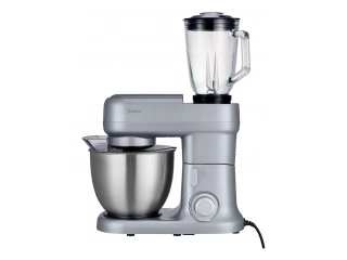Descripcion: Incluye accesorios: batidor, mezclador, amasador y jarra licuadora %u2022 Velocidad (RPM/min) 40~210 %u2022 Bowl de 5,5 litros %u2022 Patas antideslizantes %u2022 Potencia: 1000W Tensión nominal: 220-240V Frecuencia: 50/60Hz Peso: 8.5 Kg Dime