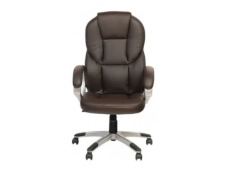 Descripción Silla de oficina ejecutiva chocolate Tipo: Sillas de escritorio gerenciales Alto: 124 cm Ancho: 67 cm Profundidad: 65 cm Material de la estructura: Metal Material del tapiz: Ecocuero Cuenta con altura regulable: Si Cuenta con apoyabrazos: Sí C