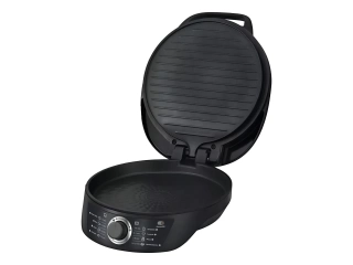 Descripcion:  Fácil instalación %u2022 Potencia: 1500W %u2022 Función horno pizzero %u2022 Calentamiento rápido %u2022 Asado por ambos lados %u2022 Sensores de temperatura  Tensión nominal: 220V Peso: 3,2 Kg Garantia 1 año.-