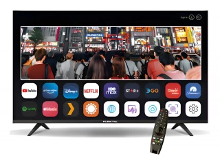 Descripción: Descripción: Smart TV PUNKTAL PK-55 WEB FRAMELESS 4K 55" - Control de Voz y Teclas de acceso directo - Aplicaciones Netflix - YouTube - Prime Video - Disney   - HBO Max - Star   - Paramount  - DirectTV Go - Claro Video - Sistema Operativo Web