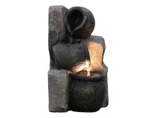Descripcion: Modelo Valencia Color Gris Voltaje 220V Dimensiones Largo x Ancho x Altura 16.7 cm x 15.7 cm x 27.4 cm 