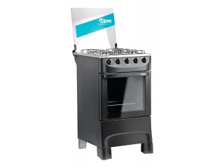 Cantidad de hornallas: 4. Tipo de puerta del horno: Con visor. Mesada de acero inoxidable unificada con sistema de contención de líquido. Horno con sistema de aislamiento térmico de doble vidrio. Perillas extraíbles para fácil limpieza. 1 año de garantia.