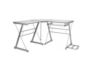 Dimensiones 120 x 73 x 50 cm Alto 73 cm Ancho 120 - 120 cm Profundidad 50 cm Especificaciones  Tipo escritorio mesa Escritorio en L Estilo Boho Cuenta con altura regulable No Forma del escritorio en L Tipo Escritorios esquineros Material de la cubierta Vi