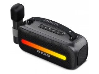 Apto para uso en exteriores. Con conectividad bluetooth. Tiene luces led. Función de karaoke incorporada. Batería recargable. Potencia de 12W. Viene con un micrófono de accesorio. Conector de entrada: USB. Lugar de colocación: el piso. Dimensiones: 27cm d