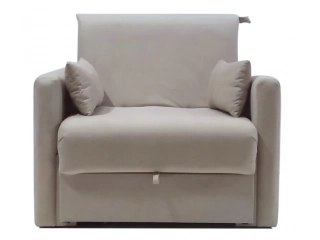 Sill&oacute;n cama tapizado en poli&eacute;ster con estructura de madera maciza. Dimensiones de la cama de: profundidad: 190 cms, ancho 78 cms. C&oacute;digo: 479 Alto: 87 CM Profundidad:  92 CM Ancho: 111 CM