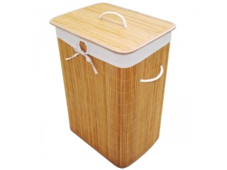 Este cesto de ropa, fabricado con bamb&uacute; y poli&eacute;ster, es resistente y duradero. Sus dimensiones son ideales para cualquier espacio: 40 cm de ancho, 60 cm de alto y 35 cm de profundidad. Adem&aacute;s, incluye dos piezas, lo que te brinda una soluci&oacute;n completa y f