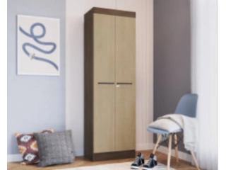 Placa de 15 mm. Con cerradura. Dimensiones 380 &times; 570 &times; 1830 mm Color RP1220 R&uacute;stico/p&aacute;tina  