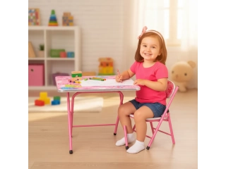 Mesita con silla plegable infantil - Escritorio infantil de 60x40cm