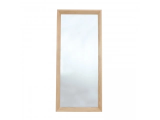 Dale un toque de elegancia y modernidad a tu hogar con este espejo rectangular de 180 x 80 cm. Su marco natural de madera le dar&aacute; un toque c&aacute;lido y sofisticado a cualquier ambiente. Perfecto para el dormitorio, living o recibidor, este espejo decorativo t