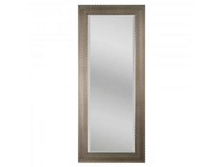 Dale un toque de elegancia a tu hogar con el Espejo rectangular dorado de 50 x 120 cm. Su dise&ntilde;o cl&aacute;sico y marco de pl&aacute;stico lo hacen perfecto para crear un espacio acogedor y moderno. &iexcl;Ideal para cualquier ambiente!