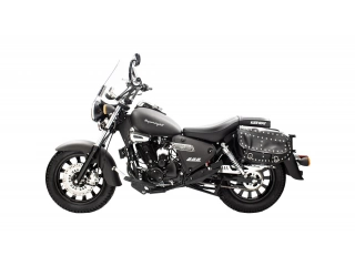 Motor	 1 CIL&Iacute;NDRO, 4 TIEMPOS, CON BALANCEADOR, 2 V&Aacute;LVULAS, MOTOR CON RADIADOR DE ACEITE  Cilindrada en CC	 197 cc  Potencia	 12,9 HP  Arranque	 EL&Eacute;CTRICO Y PATADA  Transmisi&oacute;n	 5 VELOCIDADES  Suspensi&oacute;n delantera	 TELESC&Oacute;PICA C/ AMORT. HIDR&Aacute;ULICOS  Suspen