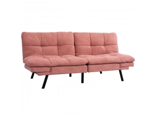 &iexcl;Dale un toque de color y confort a tu hogar con el Fut&oacute;n Mosc&uacute; de 2 cuerpos y 1 plaza en un vibrante tono rosado! Este fut&oacute;n es perfecto para espacios reducidos, ofreciendo versatilidad y estilo. Su dise&ntilde;o cl&aacute;sico y su tapiz de tela suave te invitan a re