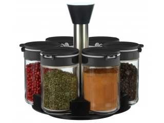 Dale un toque de orden y estilo a tu cocina con el Pack de 6 especieros de tapa doble! Este pr&aacute;ctico set incluye 6 especieros de vidrio con una capacidad de 200 ml cada uno, perfectos para mantener tus especias frescas y a mano. Adem&aacute;s, viene con una base