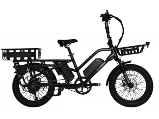 Bicicleta El&eacute;ctrica / MOTOR: 48V*500W c/ acelerador BATERI%u0301A 2 de 10.4 AH / Frenos de Disco Hidra%u0301ulicos PARRILLA INTEGRADA-Compatible con canastos* met&aacute;licos, 2 sillas porta ni&ntilde;os y otros. (*canastos opcionales, no inclu&iacute;dos en precio) PANEL LC