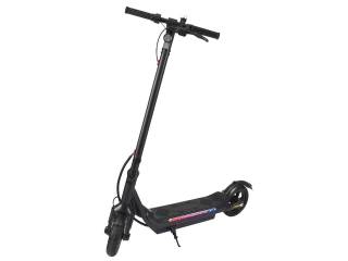  Motor 350 W  Bater&iacute;a 36V 7.8Ah  Autonomia hasta 25 km  Velocidad m&aacute;xima 25 km/h  Peso m&aacute;ximo soportado 85 kg  Tiempo de carga 5 a 6 horas  Material Aluminio  Plegable S&iacute;  Luces LED  Frenos Electr&oacute;nico   disco  Dimensiones Desplegado: 1110 &times; 425 &times; 1190 mm