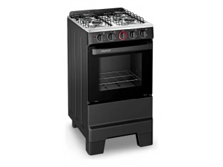 Encendido electrónico (hornallas y horno) Mesada acero inoxidable Soportes plásticos Respaldo pequeño Válvula de seguridad en el horno Puerta del horno de vidrio Volumen del horno 50L Color: Negro Medidas (An x Al x Prof): 47 x 87.9 x 57.6 cm Garantía 1 Encendido electrónico (hornallas y horno) Mesada acero inoxidable Soportes plásticos Respaldo pequeño Válvula de seguridad en el horno Puerta del horno de vidrio Volumen del horno 50L Color: Negro Medidas (An x Al x Prof): 47 x 87.9 x 57.6 cm Garantía 1