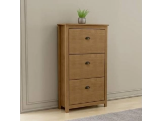 Producto 100% en madera maciza de Pino. Tiradores met&aacute;licos. 