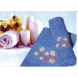 Juego TOALLAS COTTON FLOR 100% Algodon 