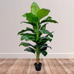 Planta Artificial con MACETA hojas