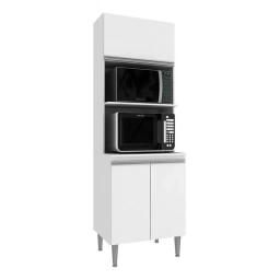 Aparador alto doble horno ATHENA Blanco 3 puertas