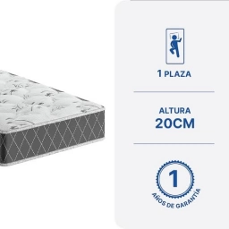 Colchon 1 pl. PERSEO Espuma 78 x 1.88 x 20 cm