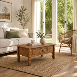 Mesa living Mex. PREMIUM 1 Caj. aceitinado