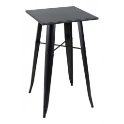 Mesa alta barra TOLIX  60X60 CM Negra