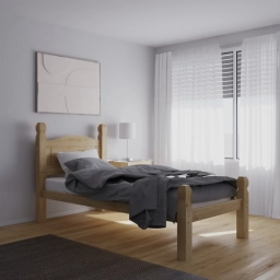 Cama 1 plaza MEXICANA Madera 90 X 1.90 CM