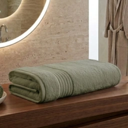 Toalla de Ba�o KARSTEN Magna Verde gris o Blanco
