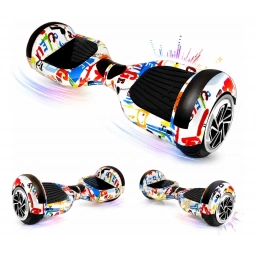 Patineta Electrica Hoverboard 6.5 Con Bluetooth Y Luces Led
